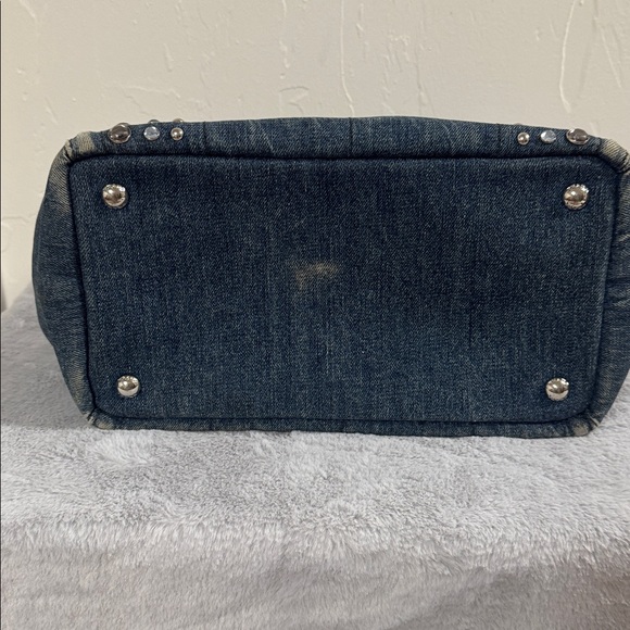 Prada Denim Studded Canapa - Picture 2 of 5